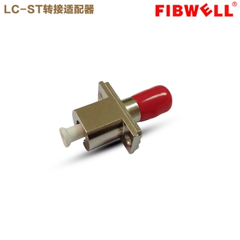 LC-ST单芯金属适配器ST-LC光纤法兰盘适配器耦合器