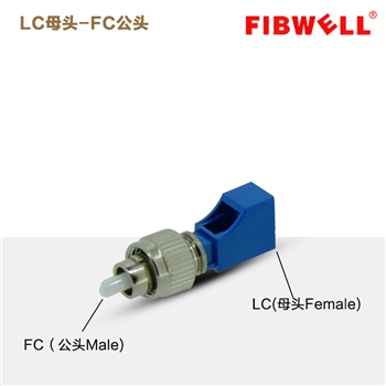 LC/母-FC公光纤转接器FC-LC法兰盘耦合器适配器